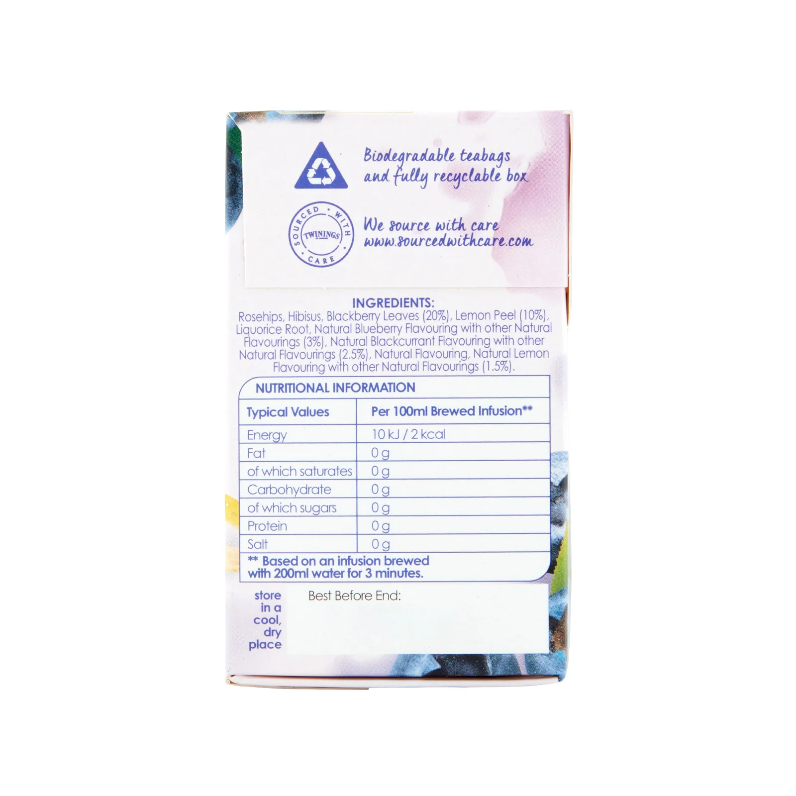 Blackcurrant & Blueberry with a squeeze of Lemon - 20 Tea Bags - Image 4