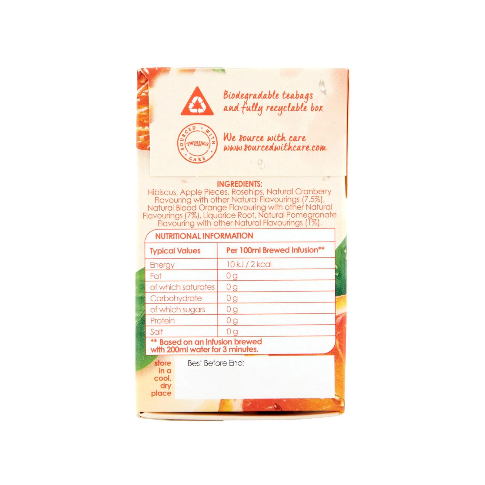 Blood Orange & Cranberry - 20 Tea Bags - Image 4