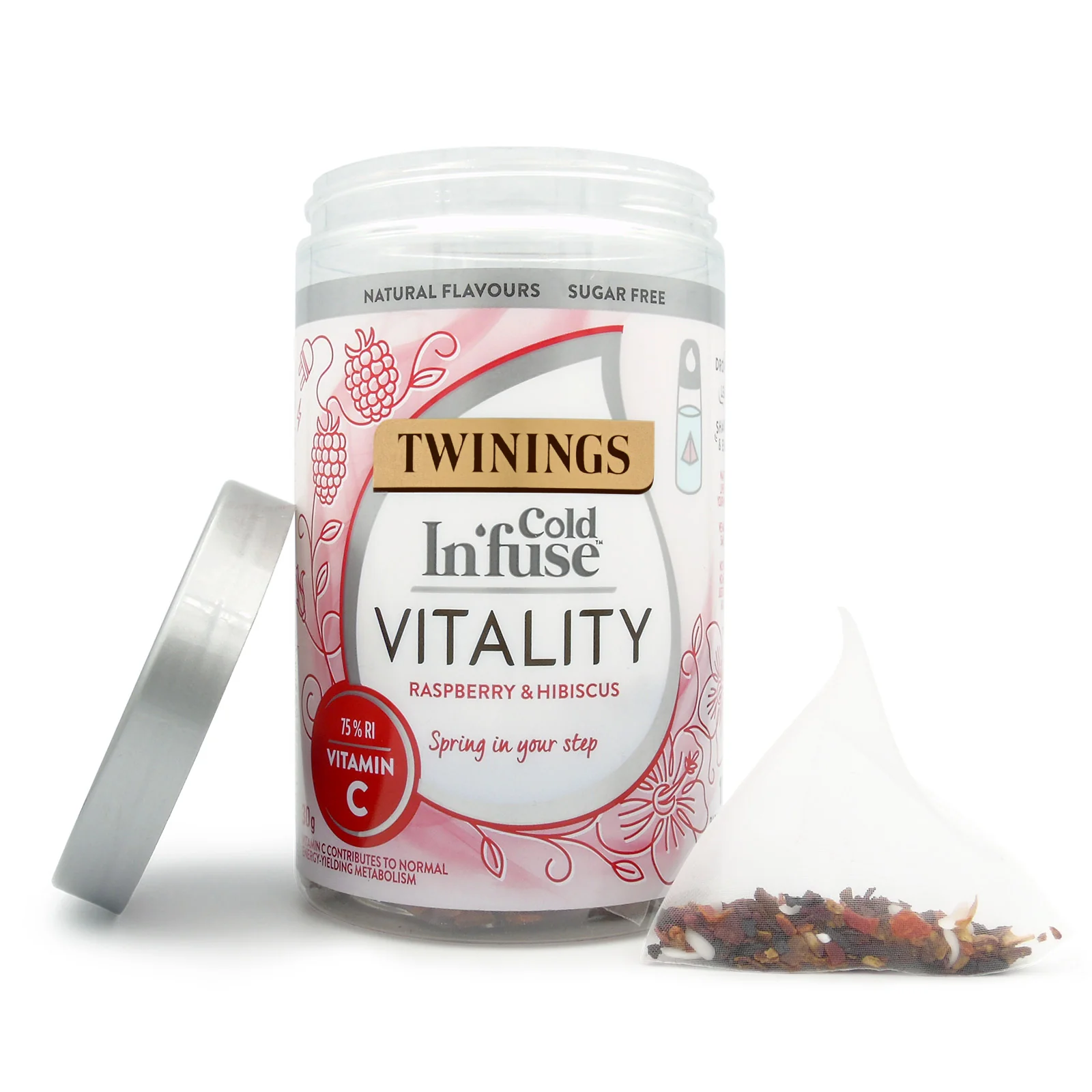 Cold Infuse Vitality Raspberry & Hibiscus - 12 Infusers - Image 3