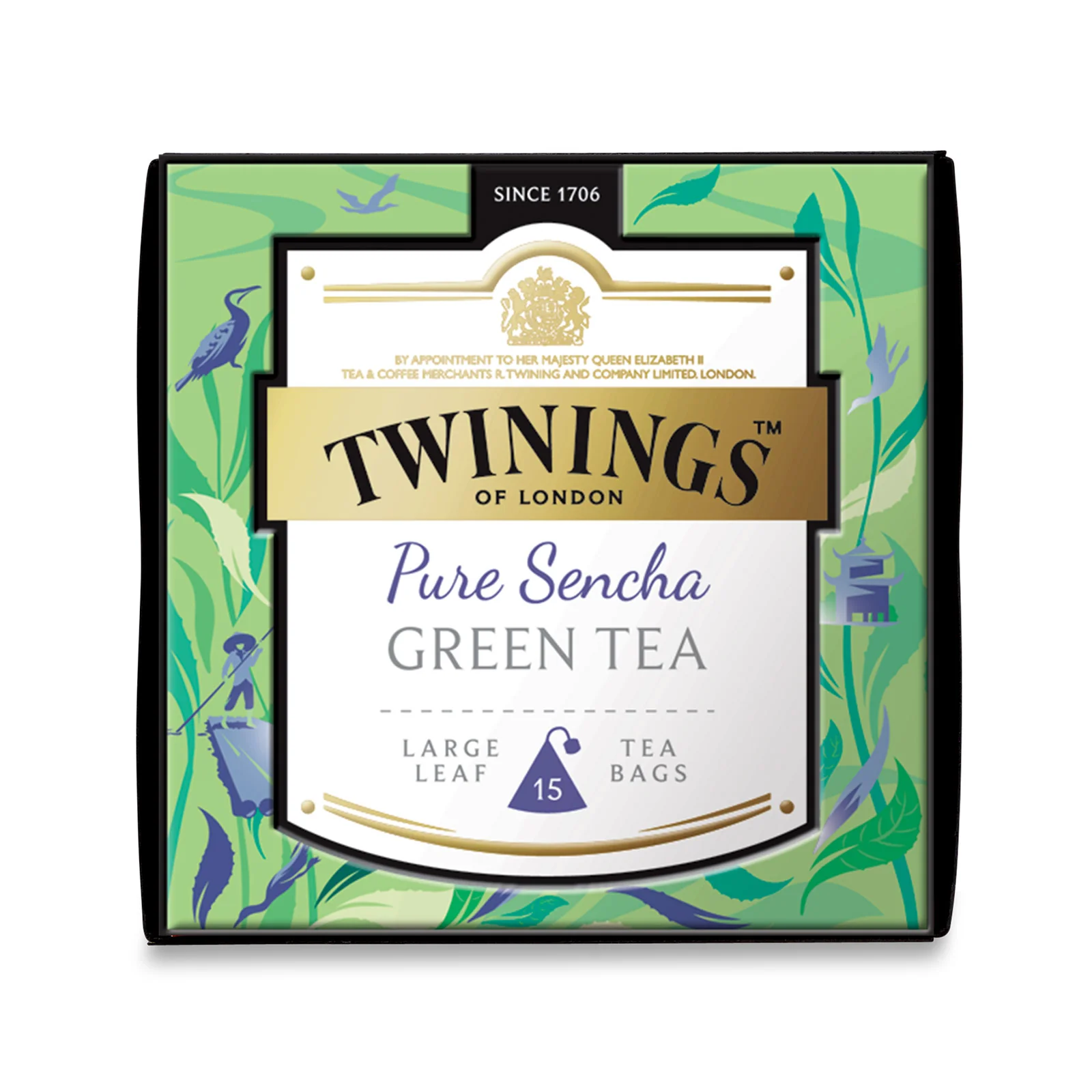 Discovery Collection Pure Sencha Green Tea - 15 Pyramid Tea Bags - Image 5