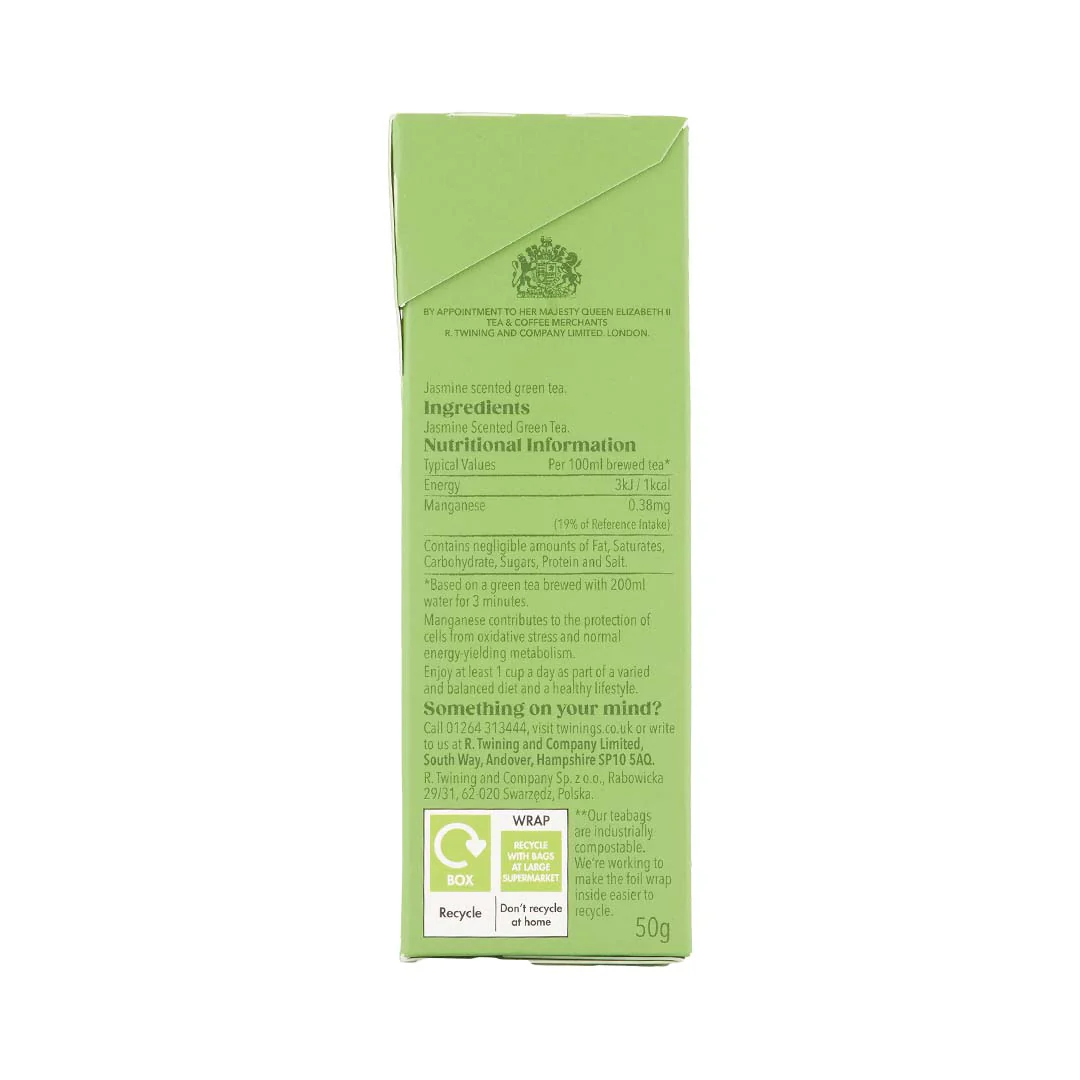 Green Tea & Jasmine - 20 Tea Bags - Image 3