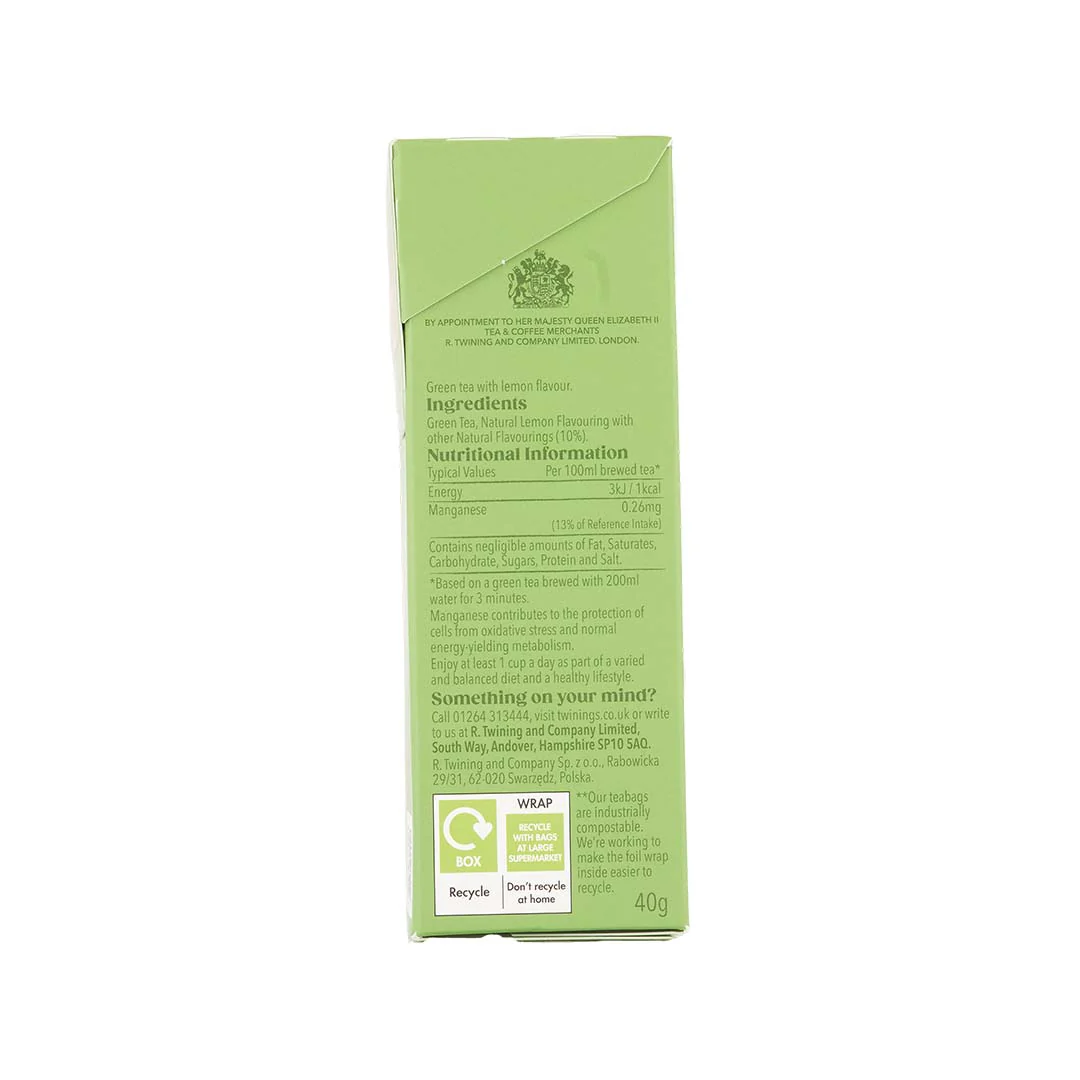 Green Tea & Lemon - 20 Tea Bags - Image 5