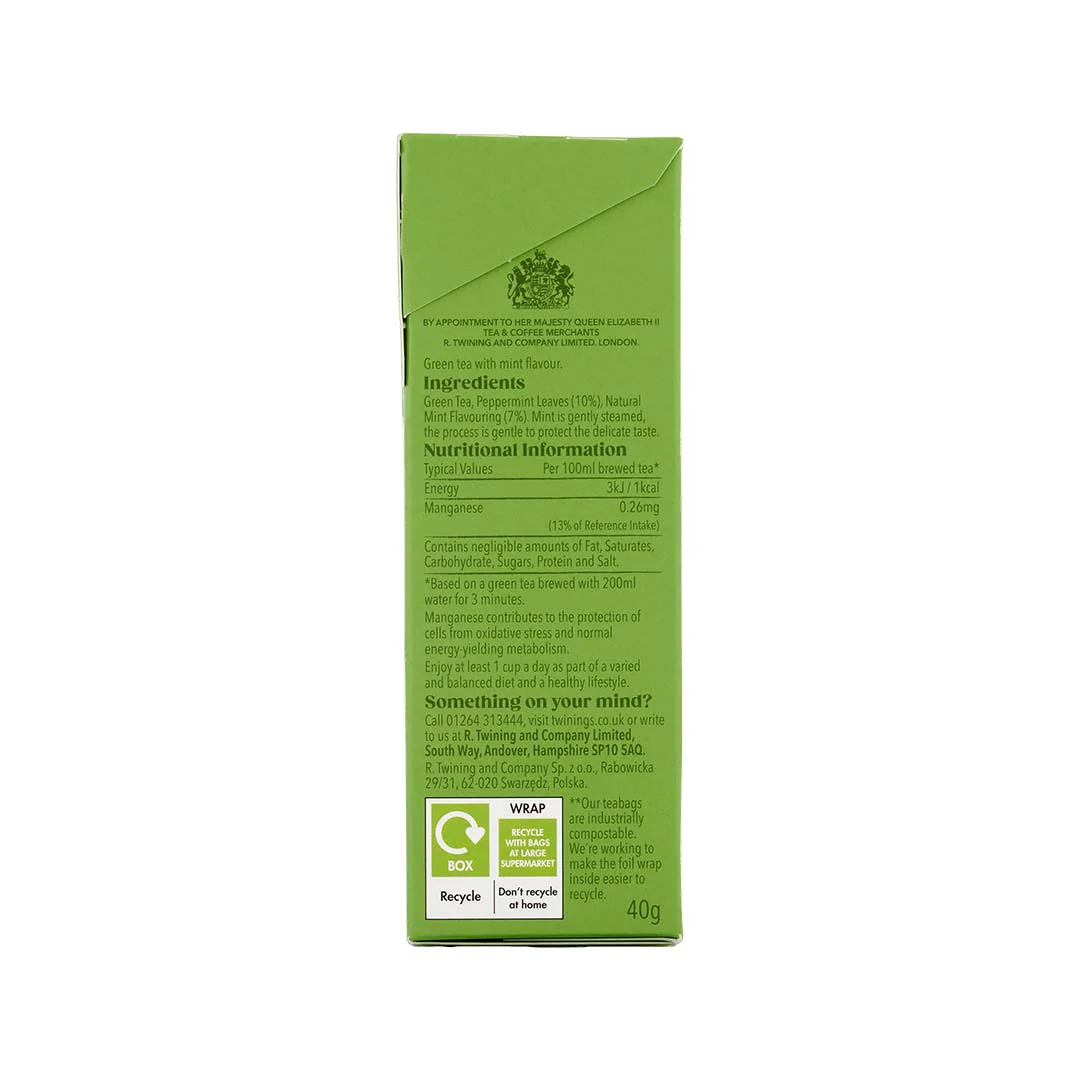 Green Tea & Mint - 20 Tea Bags - Image 4