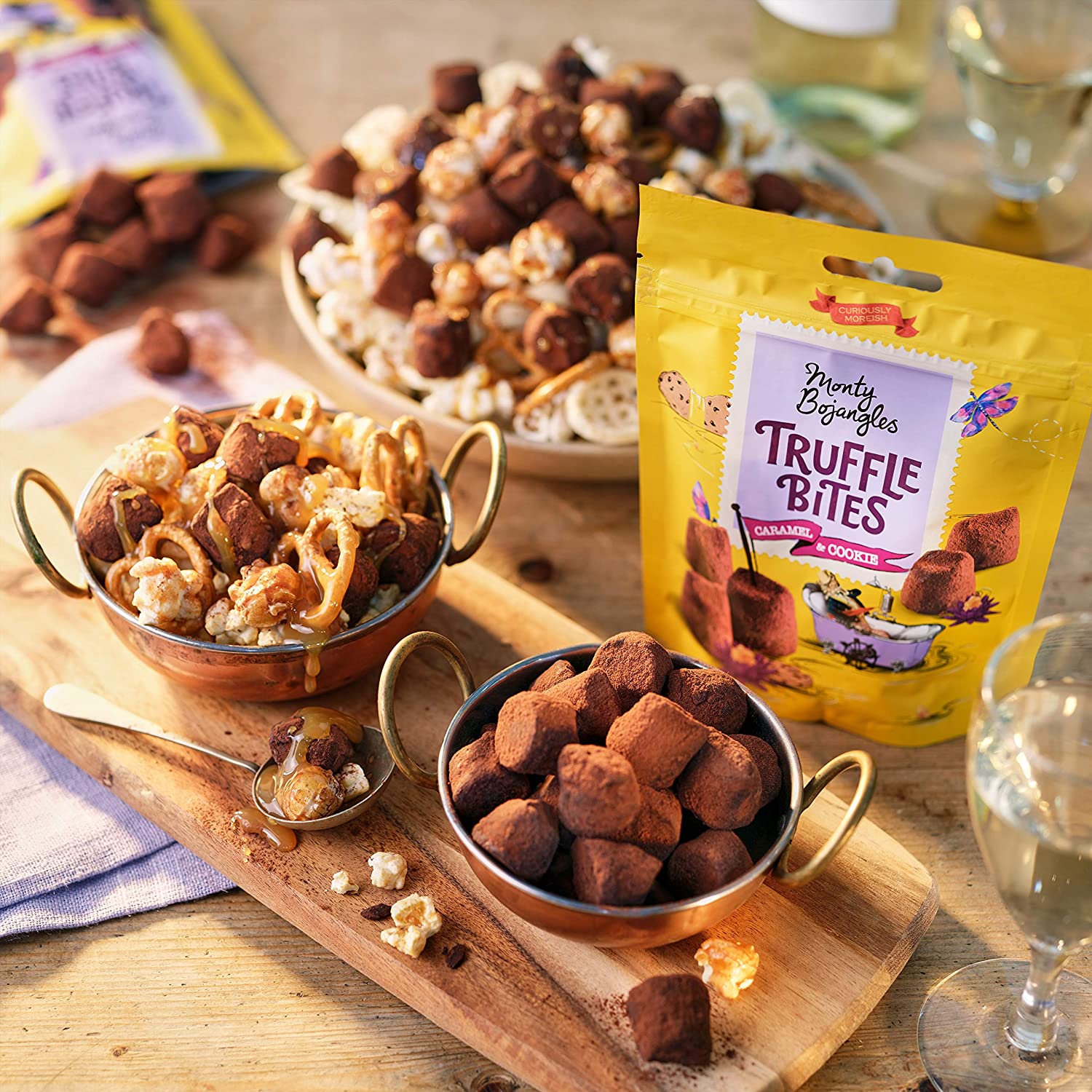 Monty Bojangles Truffle Bites with Caramel & Cookie - Image 3