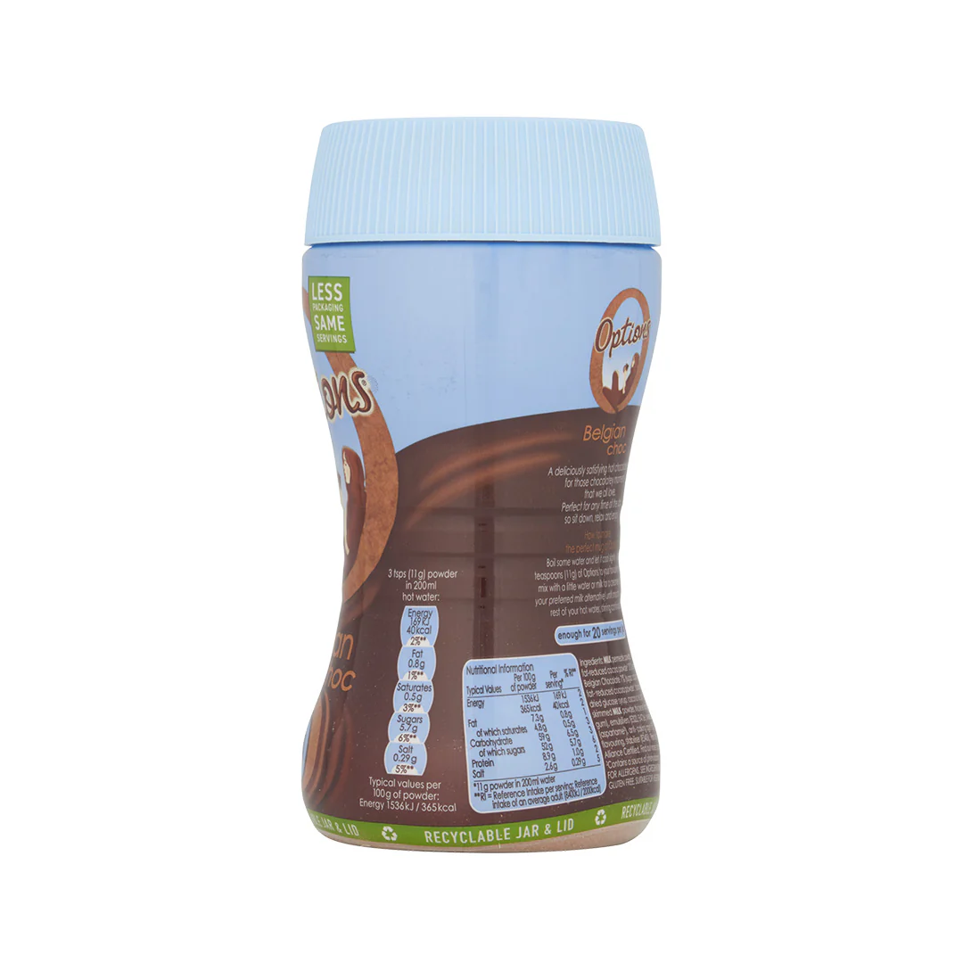 Options Belgian Choc - 220g Jar - Image 3