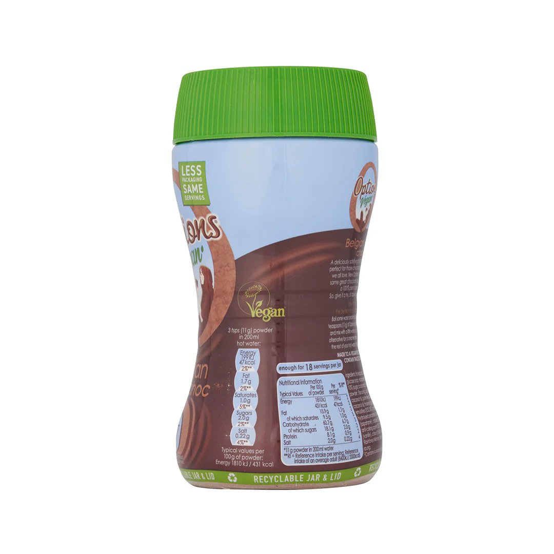 Options Vegan Belgian Choc - 200g Jar - Image 3