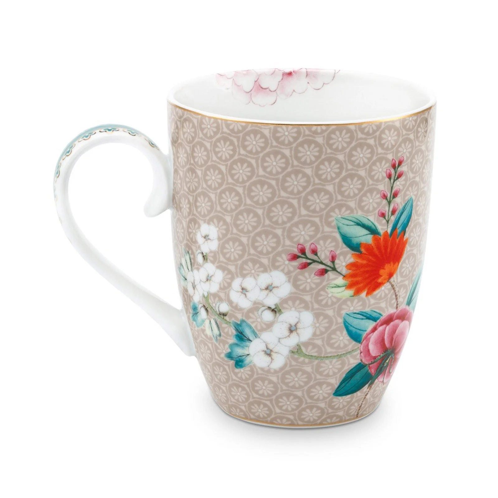 Pip Studio Blushing Birds Large Mug - Khaki - Image 2