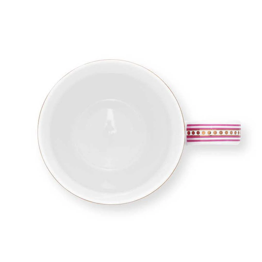 Pip Studio Flower Festival Scallop Deco Mug - Pink - Image 3