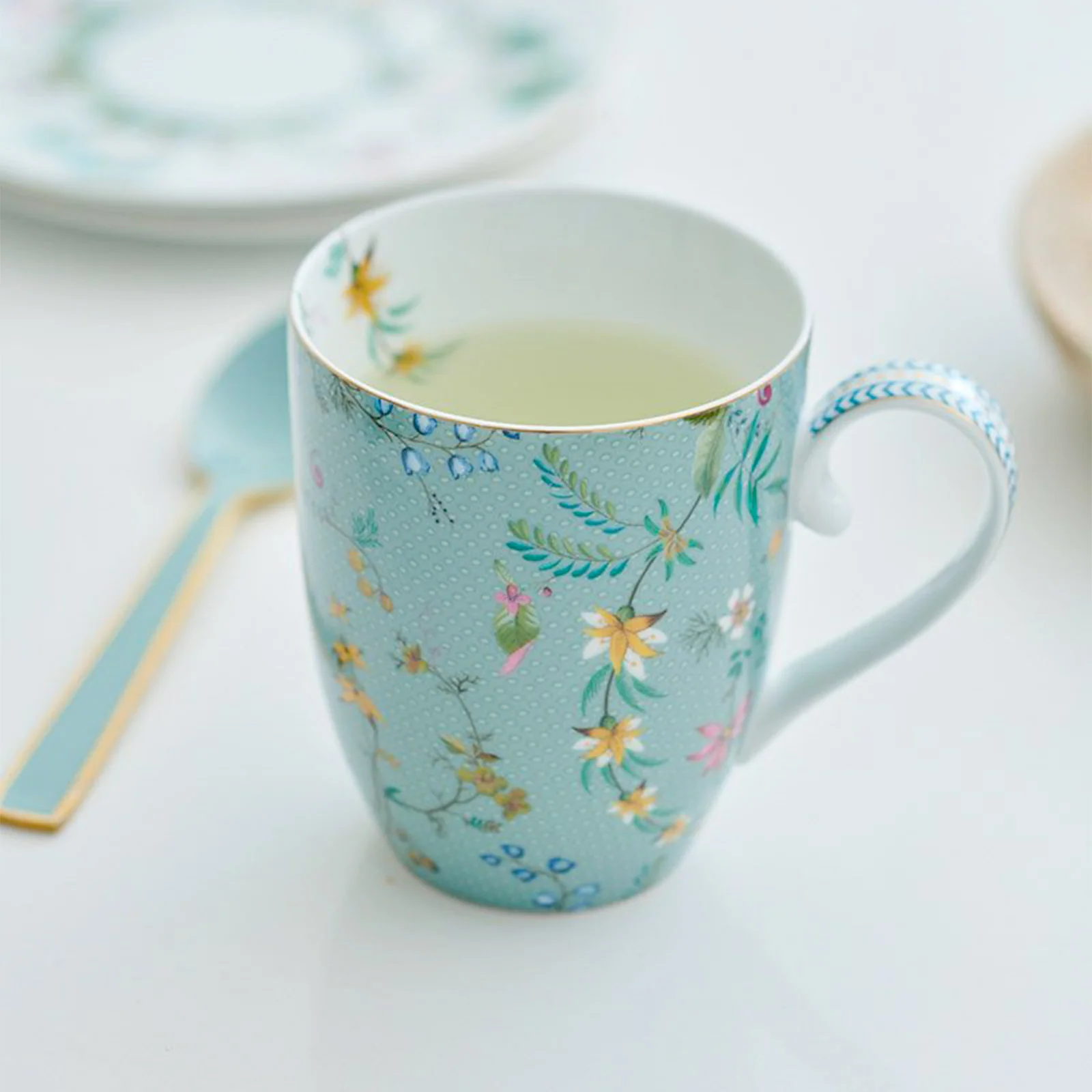 Pip Studio Jolie Flowers Mug - Blue - Image 3