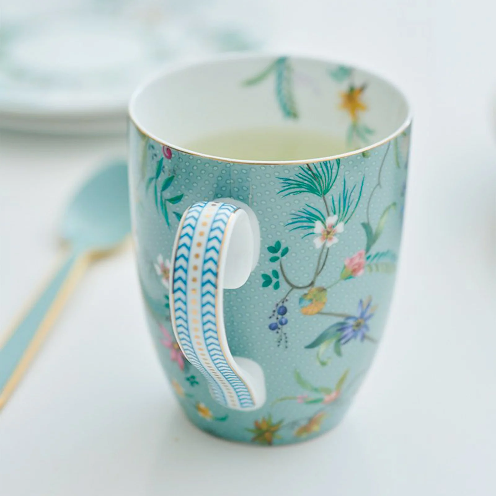 Pip Studio Jolie Flowers Mug - Blue - Image 4