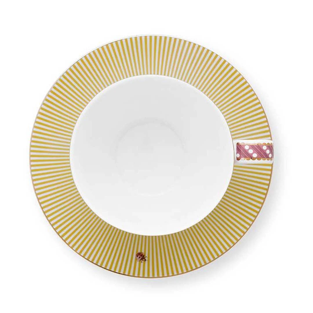 Pip Studio La Majorelle Cup & Saucer - Yellow - Image 3