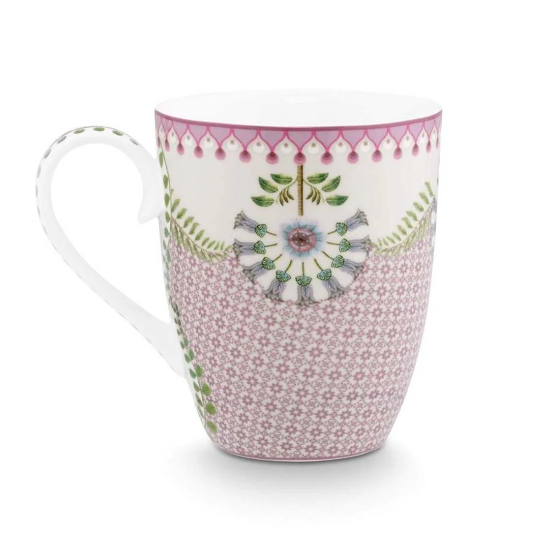 Pip Studio Lily & Lotus Tiles Mug - Lilac - Image 3