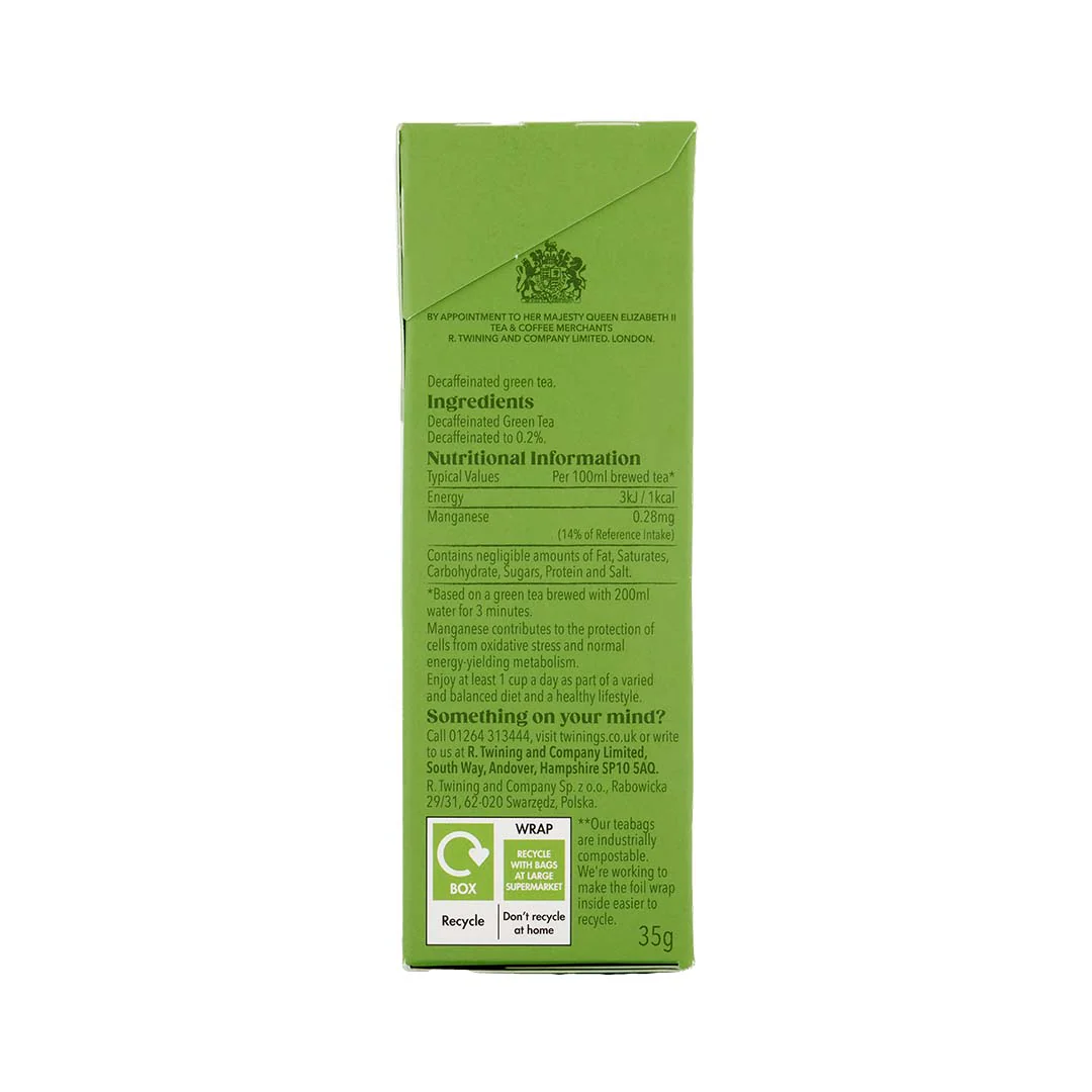 Pure Green Decaffeinated - 20 Tea Bags - Image 4