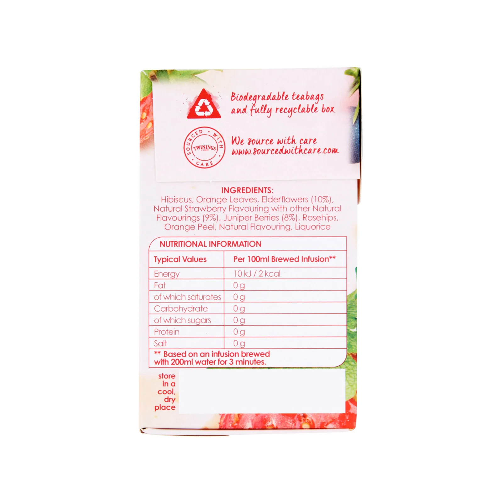 Strawberry & Elderflower - 20 Tea Bags - Image 5