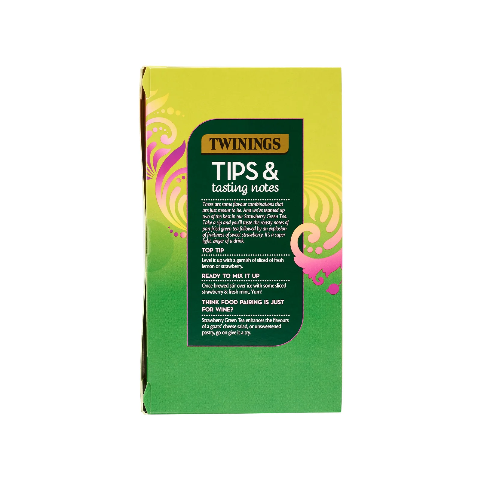 Strawberry Green Tea - 15 Pyramid Bags (Individually Wrapped) - Image 4