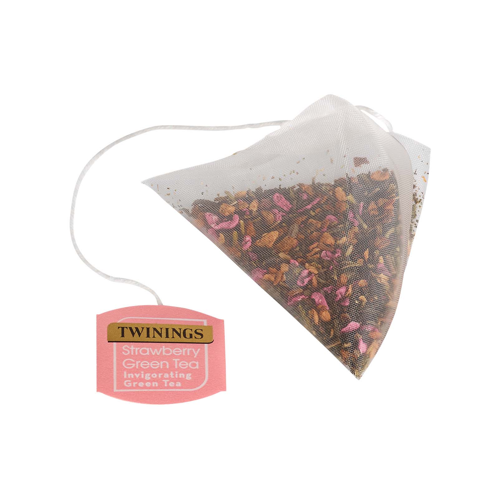 Strawberry Green Tea - 15 Pyramid Bags (Individually Wrapped) - Image 7