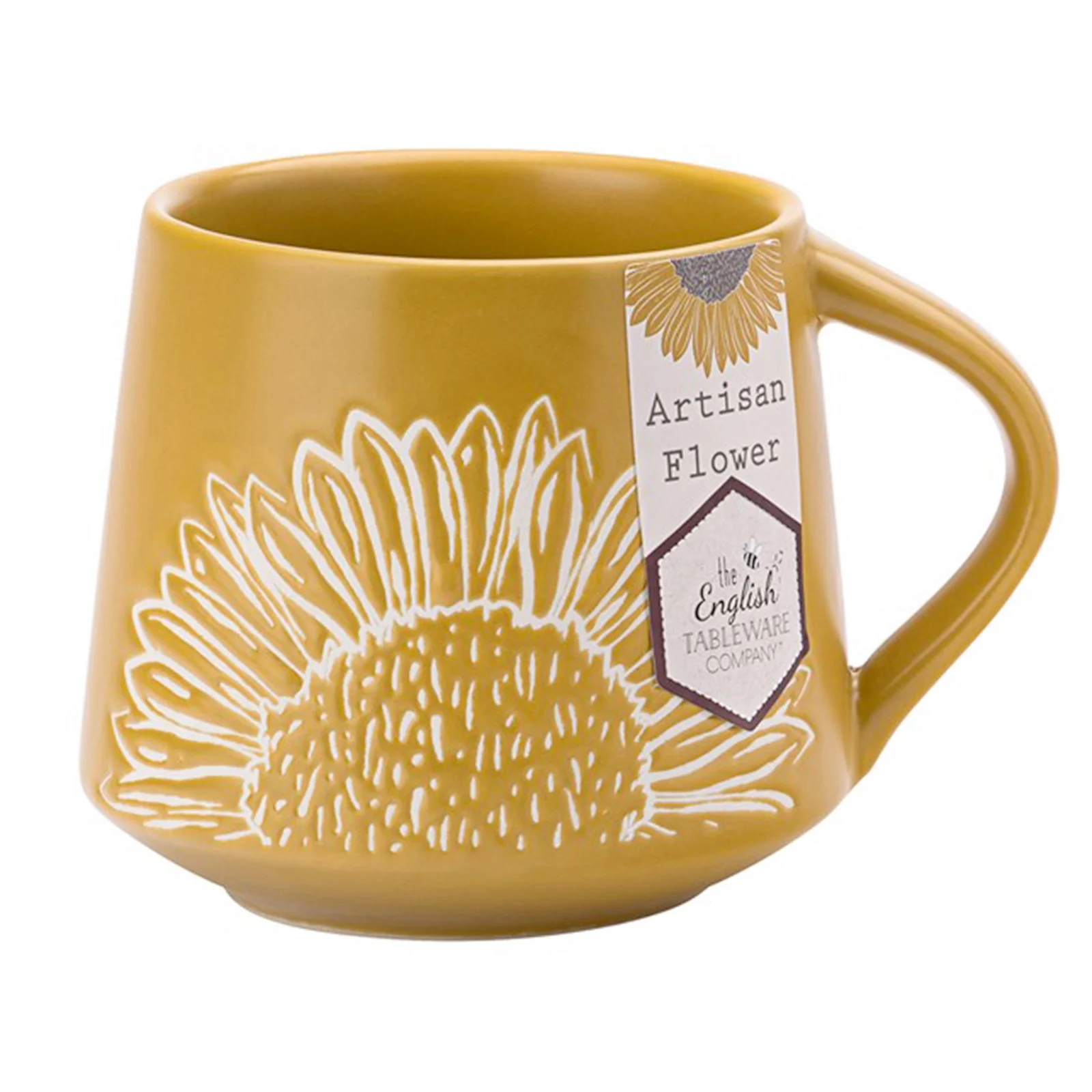 The English Tableware Company Artisan Flower Mug - Yellow - Image 2