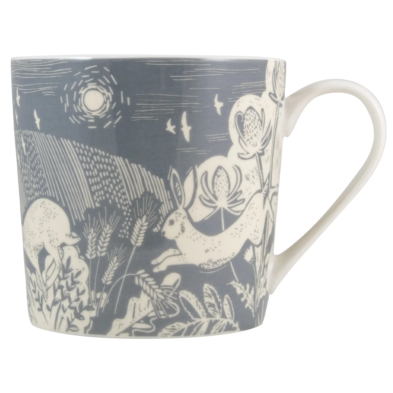 The English Tableware Company Artisan Hare Mug - Grey