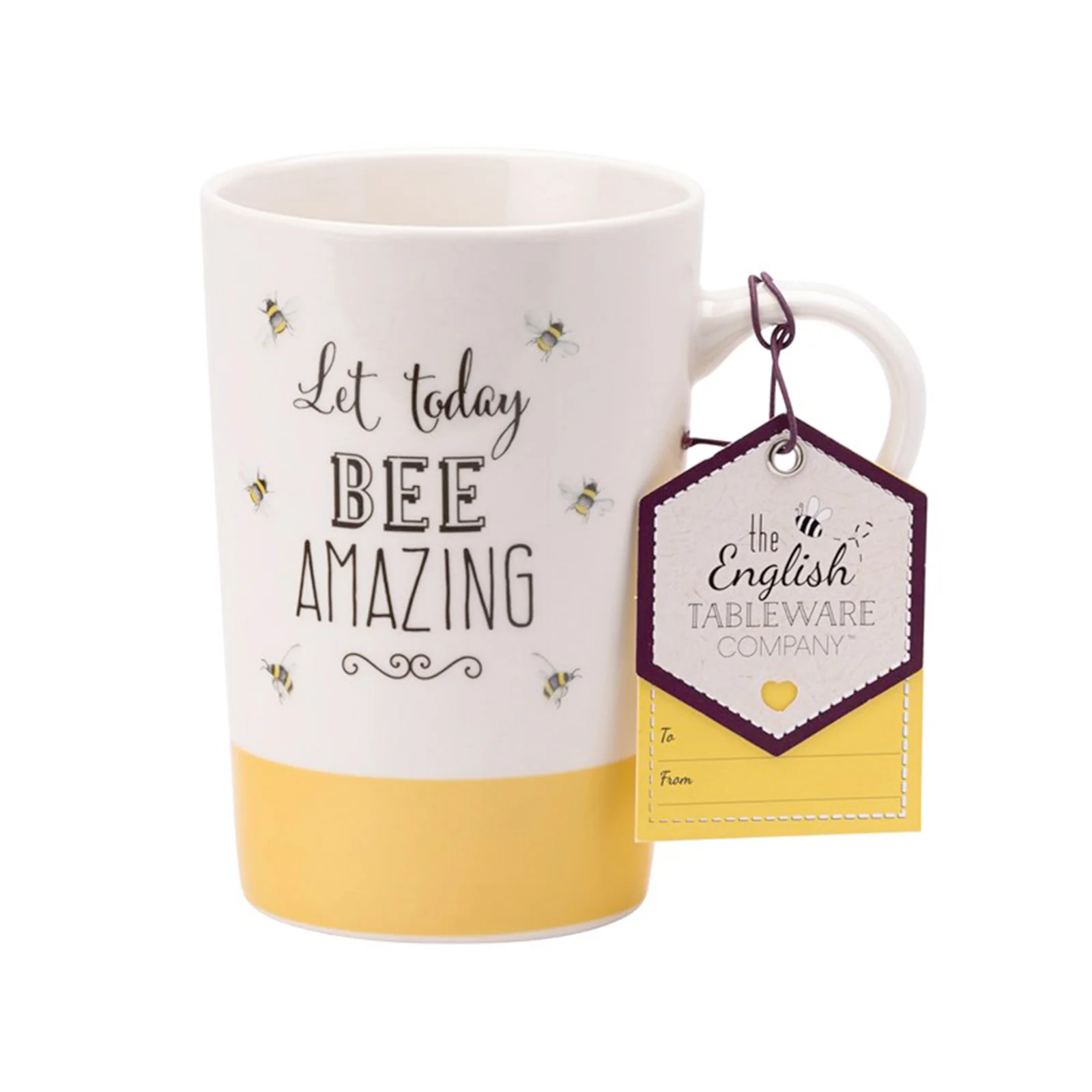 The English Tableware Company "Let Today Bee Amazing" Mug - Yellow - Image 2