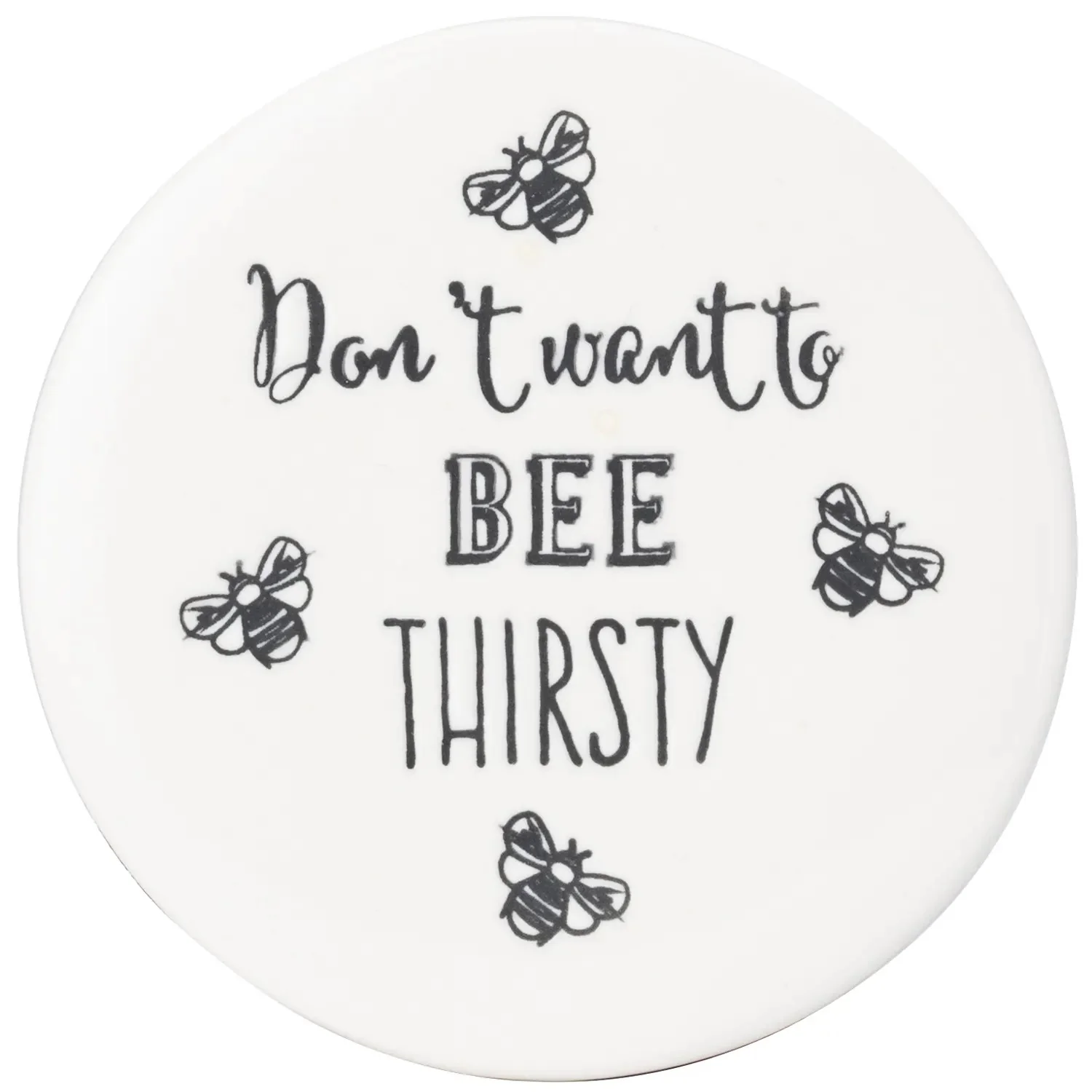 The English Tableware Company Bee Happy Mug & Coaster Set - Image 3