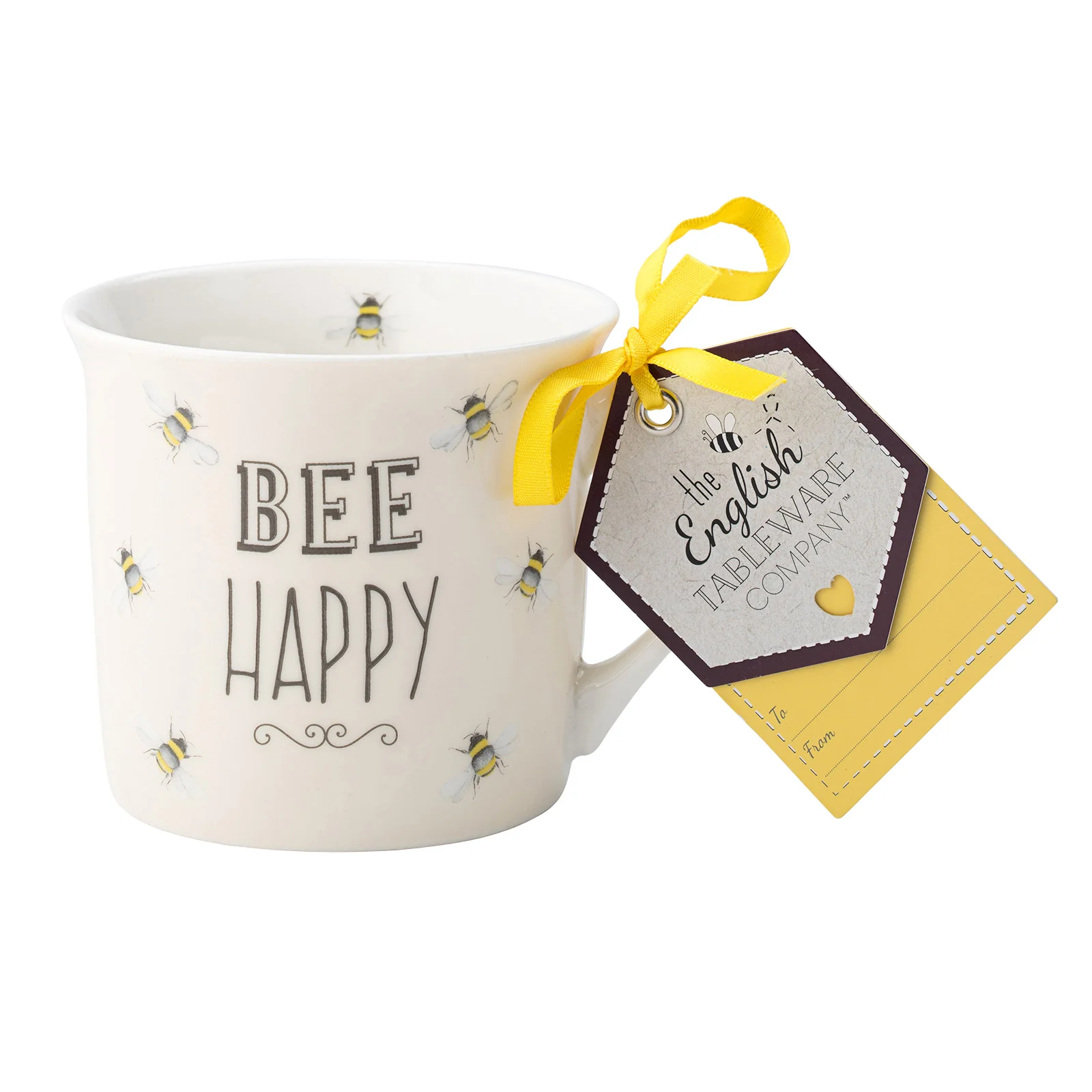 The English Tableware Company Bee Happy Mug - Cream - Image 2