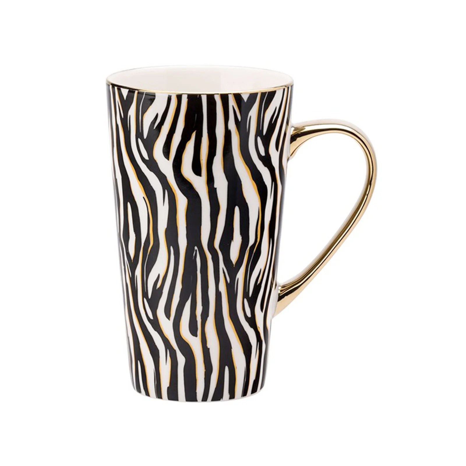 The English Tableware Company Looking Wild Set of 2 Mugs - Leopard & Zebra - Image 5