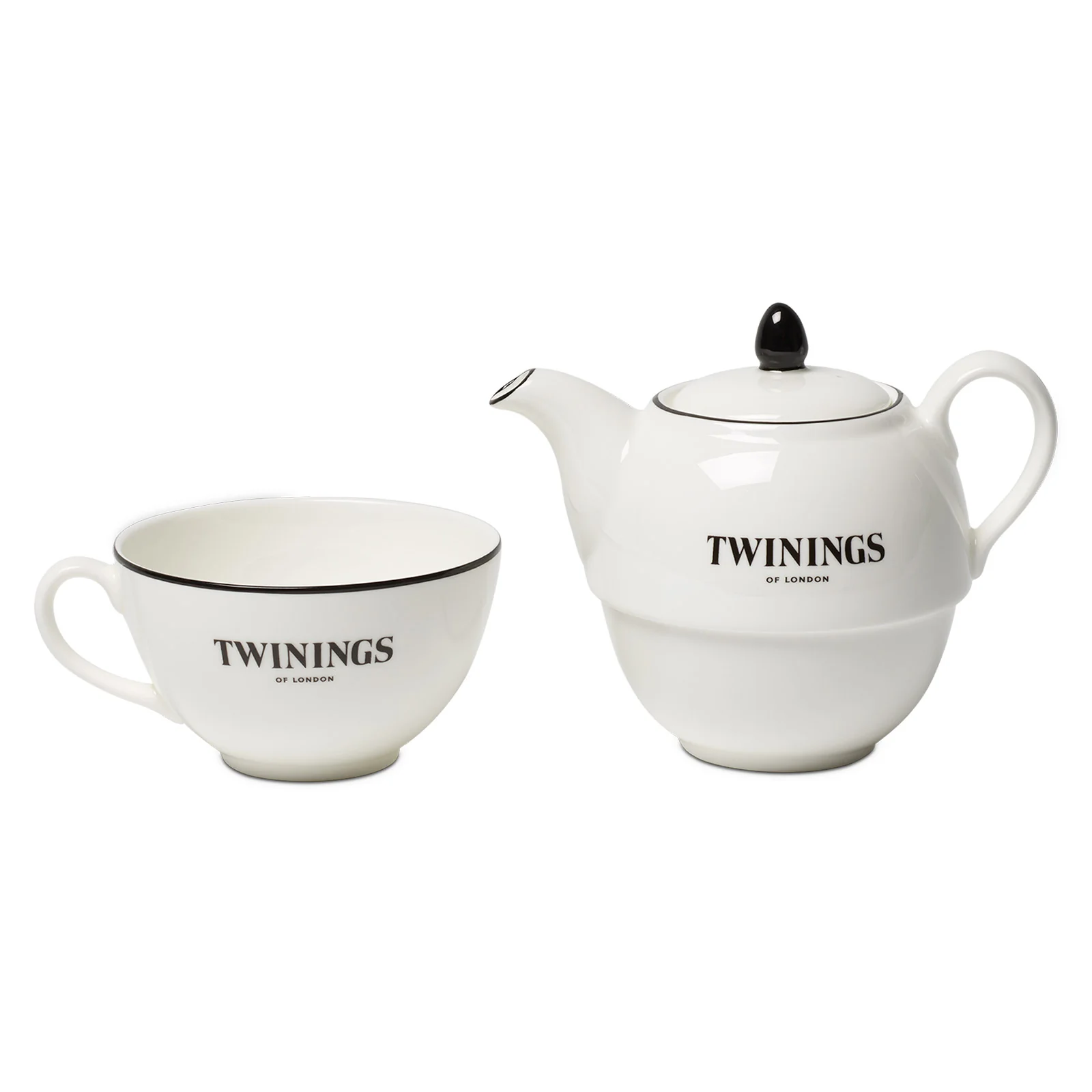 Twinings 216 Strand Tea for One - Black Design - Image 2