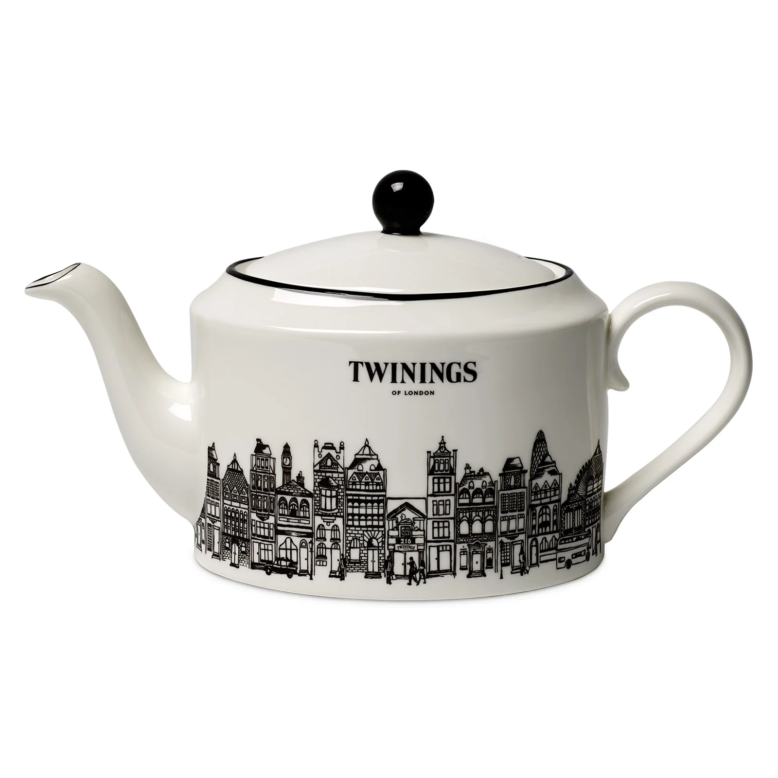 Twinings 216 Strand Teapot - Black Design