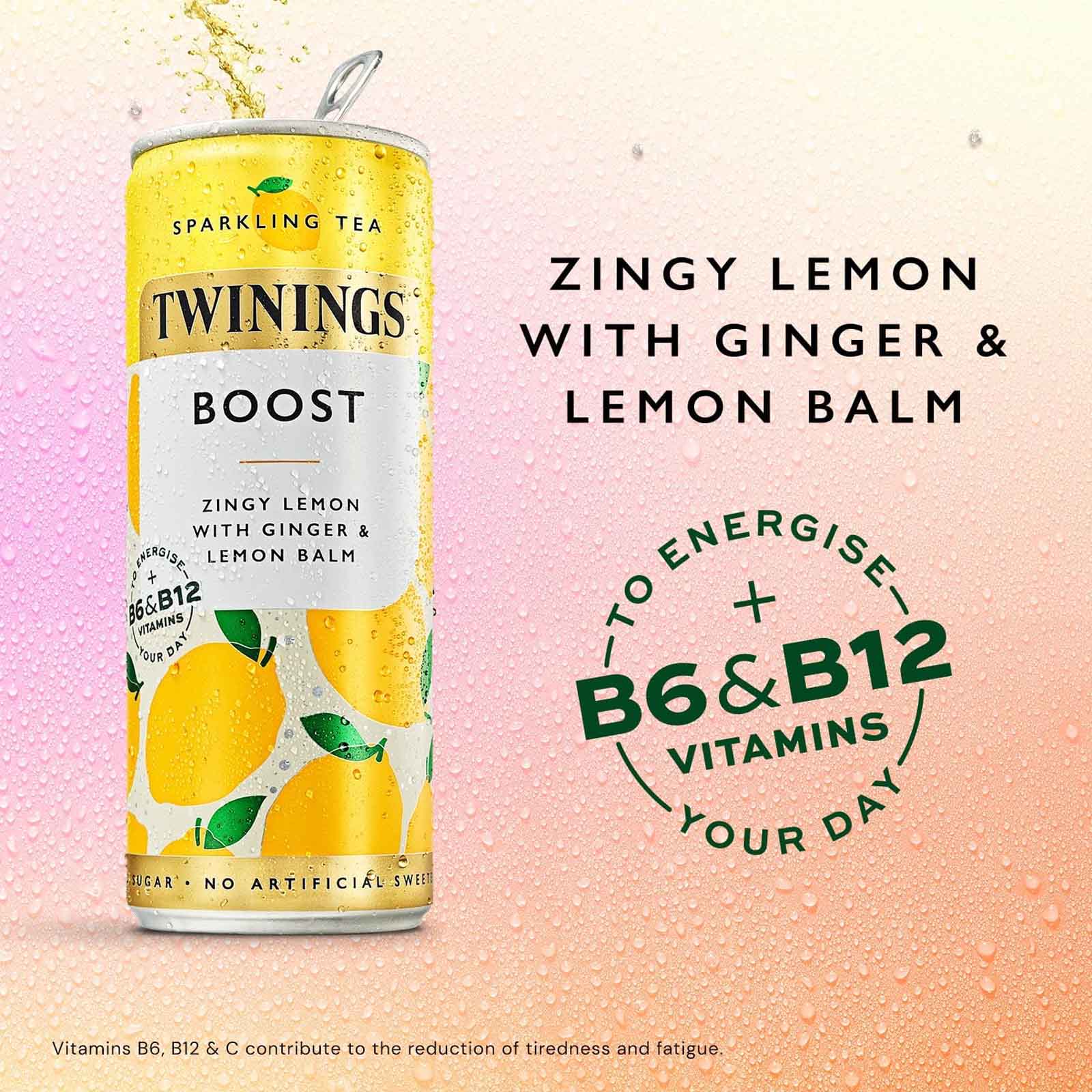 Twinings Sparkling Tea Boost 250ml Can - Image 4