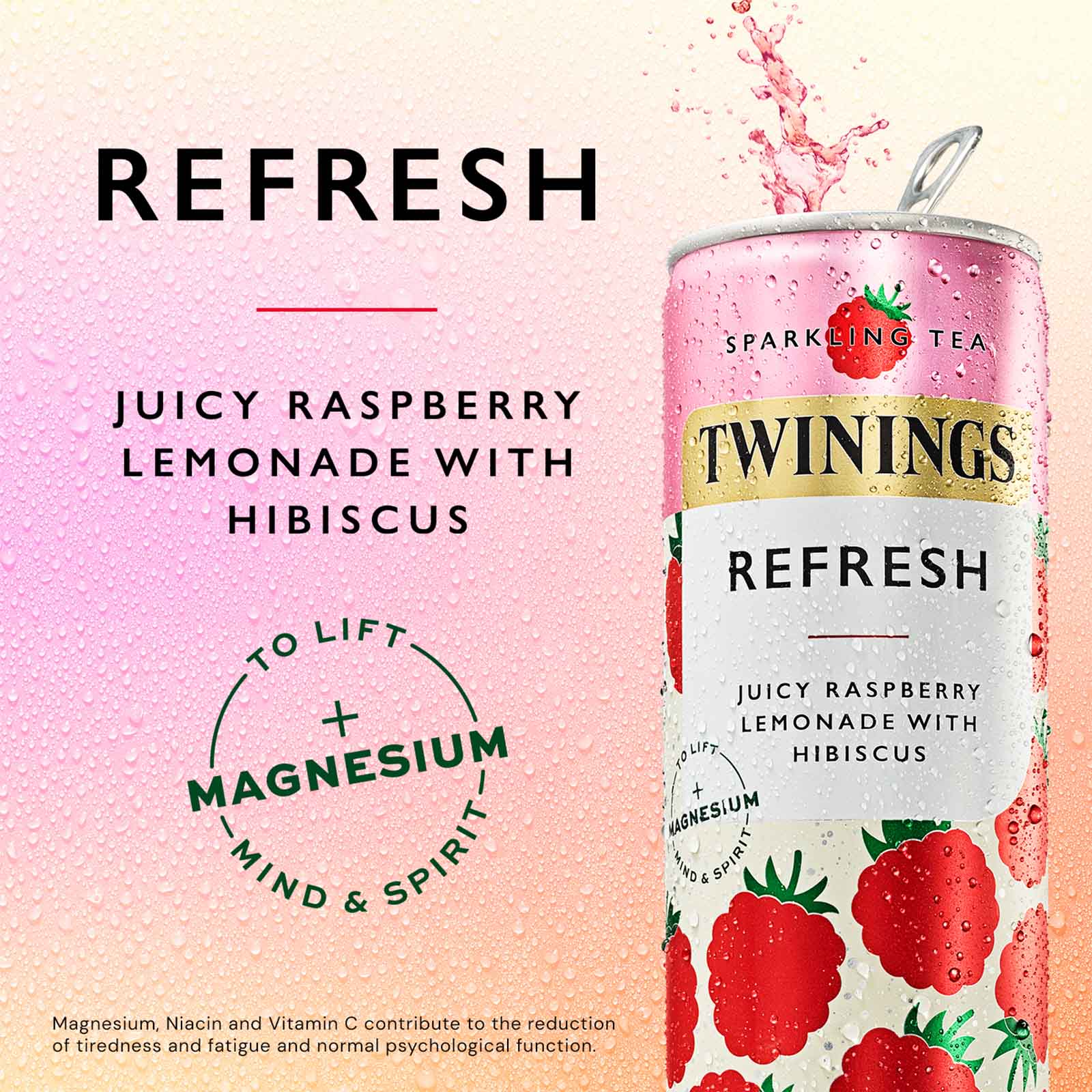 Twinings Sparkling Tea Refresh 250ml Can - Image 3