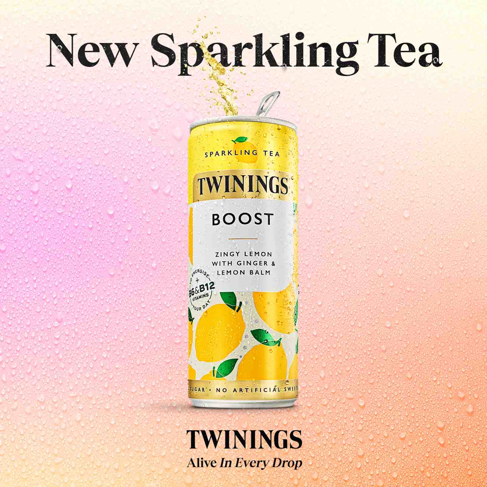 Twinings Sparkling Tea Boost 250ml Can - Image 3